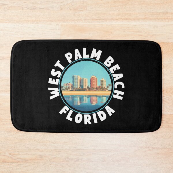 Item preview, West Palm Beach - Florida (with White Lettering) designed and sold by VelvetRoom.