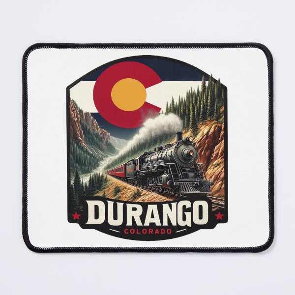 Item preview, Durango Colorado Vintage Retro Adventure Train, Cliff designed and sold by clintang.