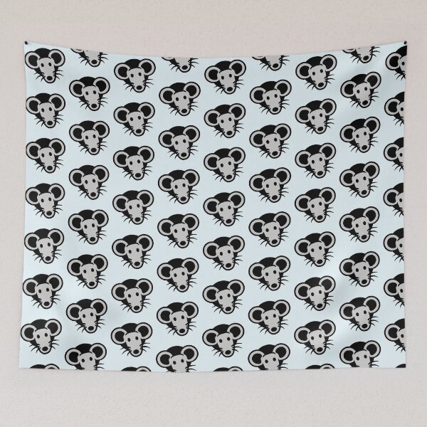 Item preview, Mouse Looks out of a Wall Hole Cute Funny Comic designed and sold by shirt-o-mat.