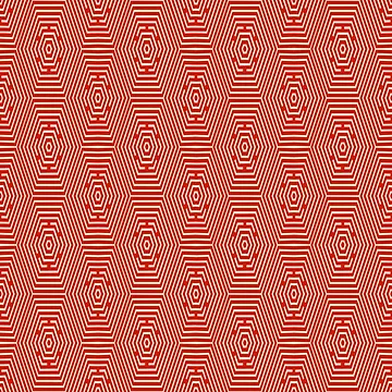 Artwork thumbnail, Concentric Hexagon Geometric Pattern by Patternfluent