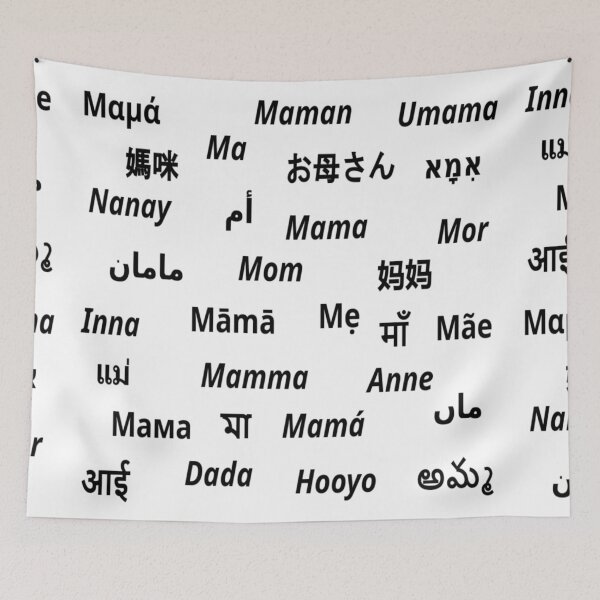Item preview, Mom, Mama, Mother, Maman designed and sold by UnlockKnowledge.