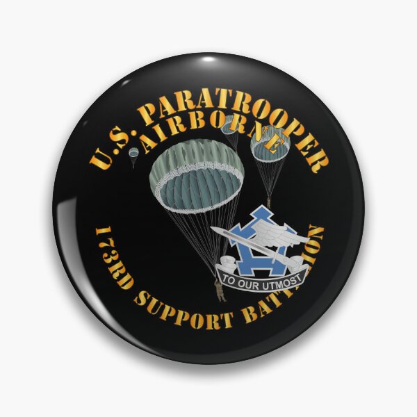 Item preview, Army - US Paratrooper - 173rd Support Battalion X 300 designed and sold by Military Insignia Products.