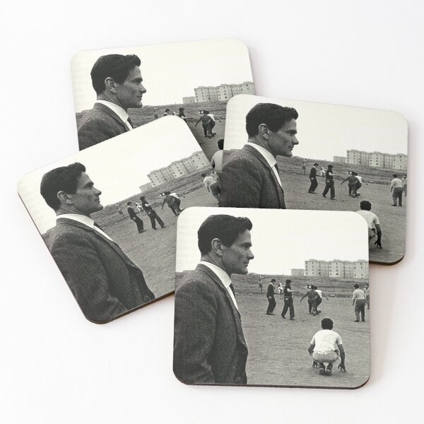 Item preview, Pasolini Watching the Suburbs – Italian Neorealism Icon designed and sold by VintageManiac.