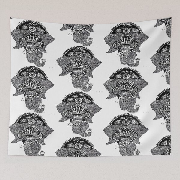 Item preview, beautiful designer elephant art designed and sold by NivyasArtistry.