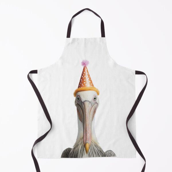 Item preview, Cute Pelican with Party Hat Birthday Celebration designed and sold by LazyOwlStore.