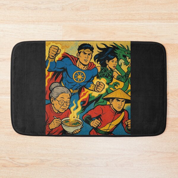 Item preview, Asian Superheroes Comic Art designed and sold by MindsInBloom.