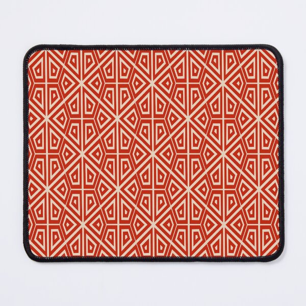 Item preview, Red and Cream Abstract Tessellation designed and sold by Patternfluent.