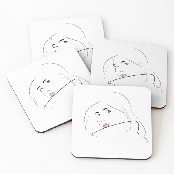 Item preview, 80's Girl Original Line Drawing Artwork designed and sold by Envelope-Studio.
