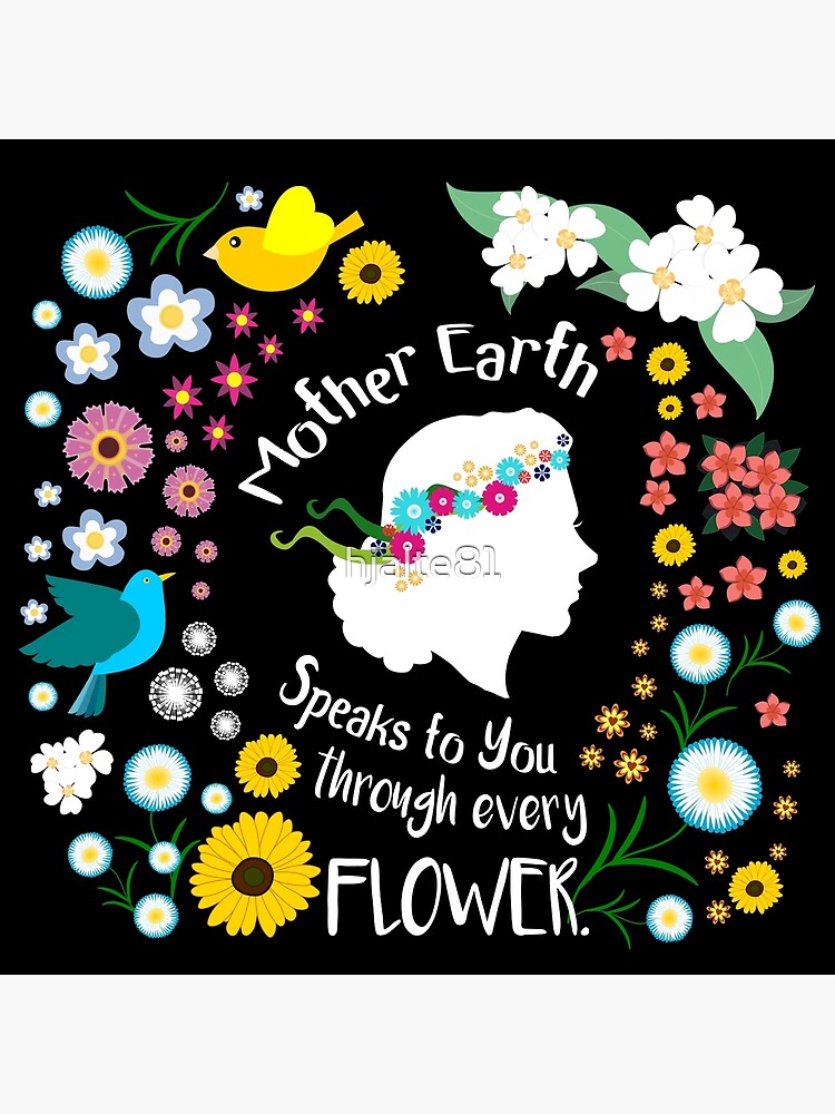 Thumbnail 3 of 3, Poster, Mother Earth Flower designed and sold by hjalte81.