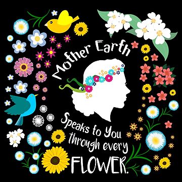 Artwork thumbnail, Mother Earth Flower by TheMoonlightShop