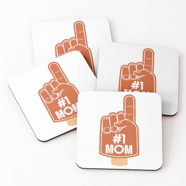 Item preview, Retro Mom Number One Red Foam Finger designed and sold by Art-of-Rory.