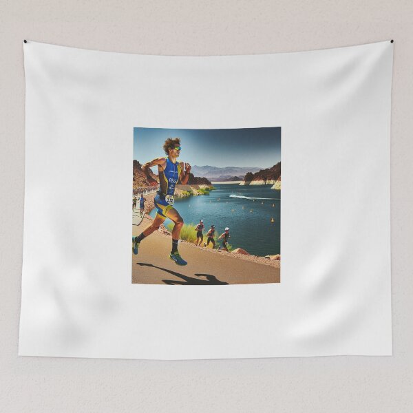 Item preview, "Final Sprint to Victory – River Run" designed and sold by Triathlongram.