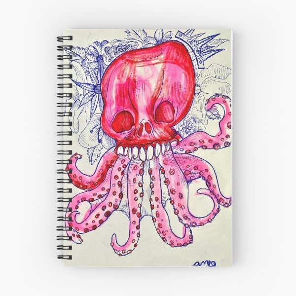 Item preview, The tentacled skull designed and sold by amourmeurtri.
