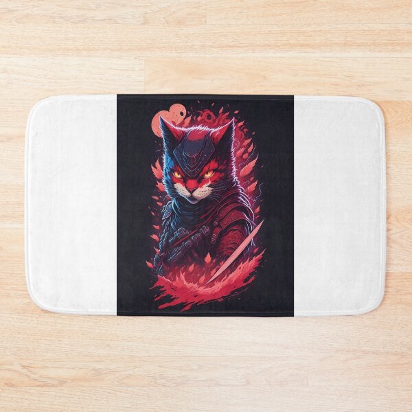 Item preview, Scarlet Shadow: The Feline Sigil of the Ninja Cat designed and sold by DinonestoPlace.