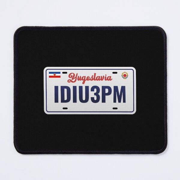 Item preview, American Car Plate With Yugoslavian Touch designed and sold by TipTop GFX.