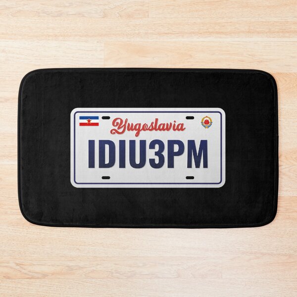 Item preview, American Car Plate With Yugoslavian Touch designed and sold by TipTop GFX.