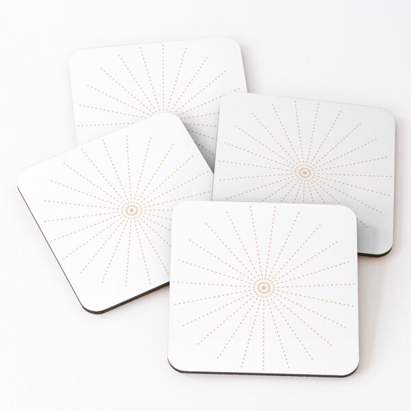 Item preview, Boho Dotted Sunburst – Minimal Geometric Radiant Design designed and sold by ChillVibes04.
