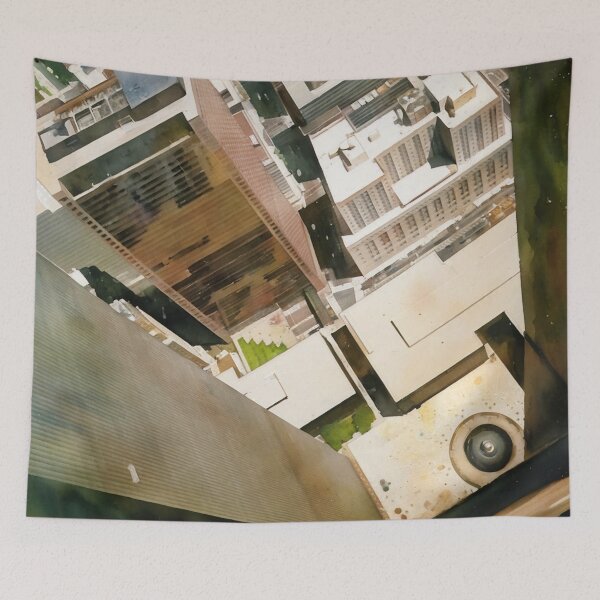 Item preview, Plaza Panoramic designed and sold by RCWatercolours.