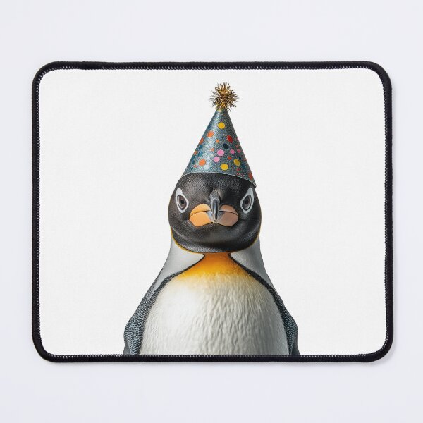Item preview, Cute Penguin with Party Hat Birthday Celebration designed and sold by LazyOwlStore.