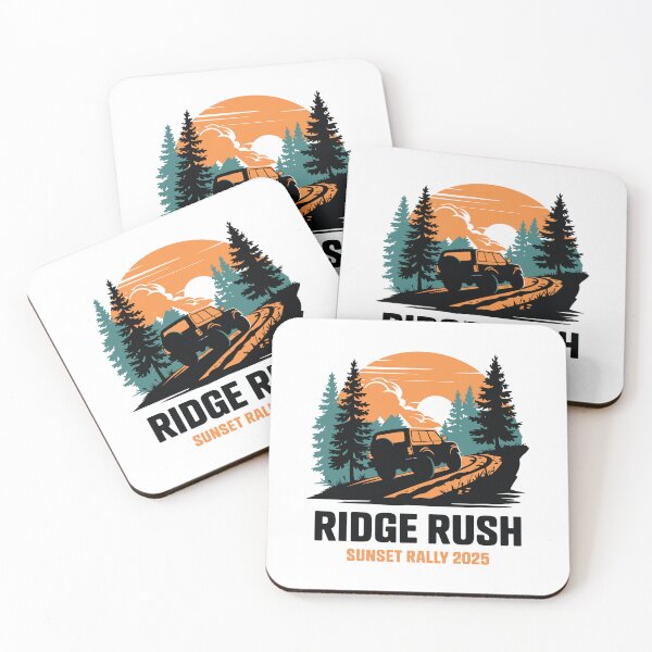 Item preview, Ridge Rush Sunset Rally 2025 Off-Road Adventure T-Shirt designed and sold by HaweeWear.