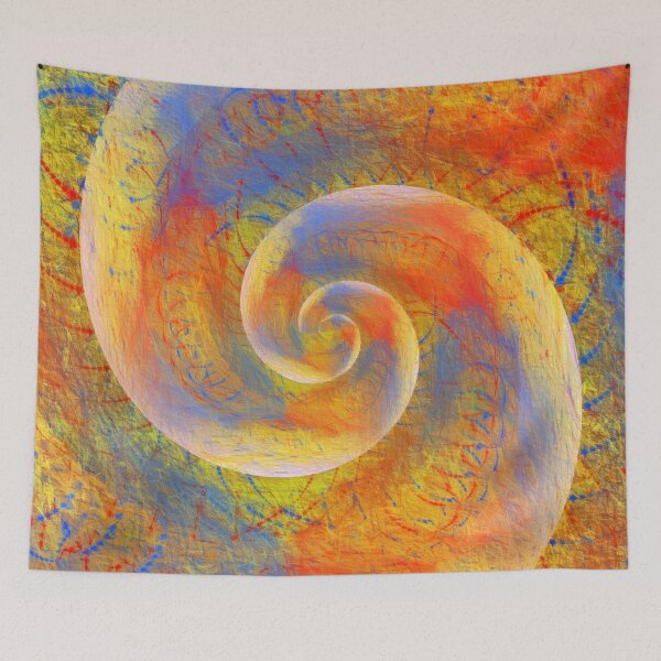 Item preview, Abstract vortex fractal designed and sold by blackhalt.