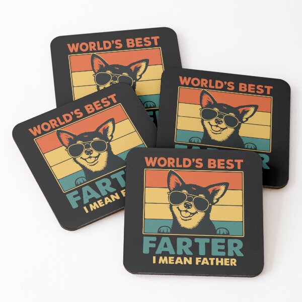 Item preview, World's Best Farter I Mean Father Fathers Day Funny Dad Dog designed and sold by Blok45.