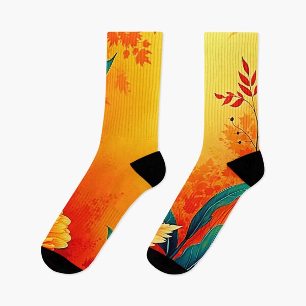 Item preview, Warm Botanical Bloom designed and sold by Health And Fitness Posts e-Store.
