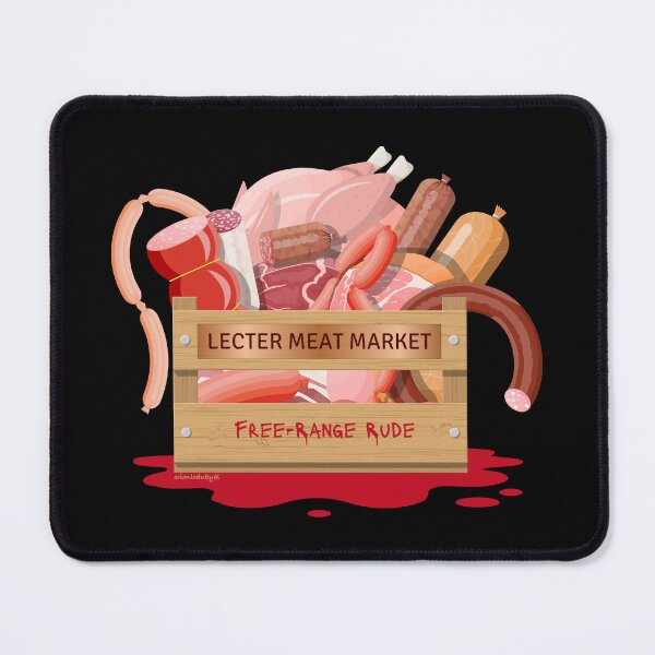 Item preview, Hannibal Lecter Meat Market Free Range Rude designed and sold by orionlodubyal.