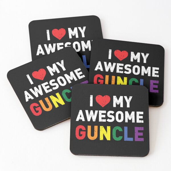 Item preview, I Love My Awesome Guncle I Heart Love My Gay Uncle Gift designed and sold by MarOlv.