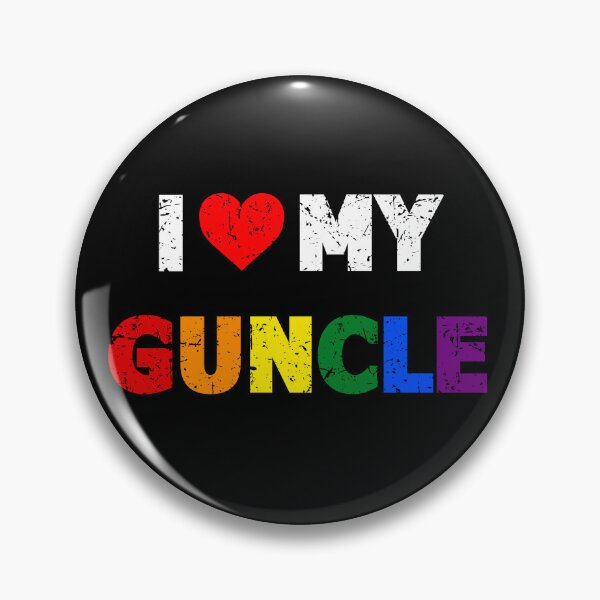 Item preview, I Love My Guncle I Heart My Gay Uncle designed and sold by MarOlv.