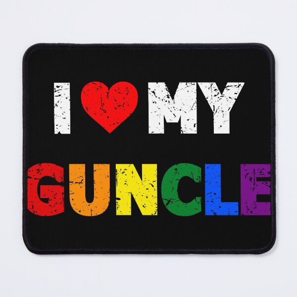 Item preview, I Love My Guncle I Heart My Gay Uncle designed and sold by MarOlv.