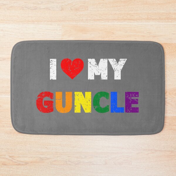 Item preview, I Love My Guncle I Heart My Gay Uncle designed and sold by MarOlv.