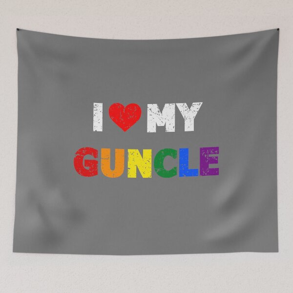 Item preview, I Love My Guncle I Heart My Gay Uncle designed and sold by MarOlv.