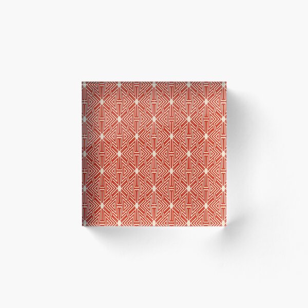 Aperçu de l'œuvre Motif géométrique triangulaire imbriqué créée et vendue par Patternfluent.