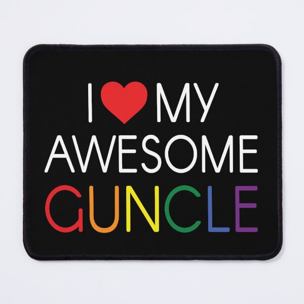 Item preview, I Love My Awesome Guncle Design I Heart Love My Gay Uncle Gift designed and sold by MarOlv.