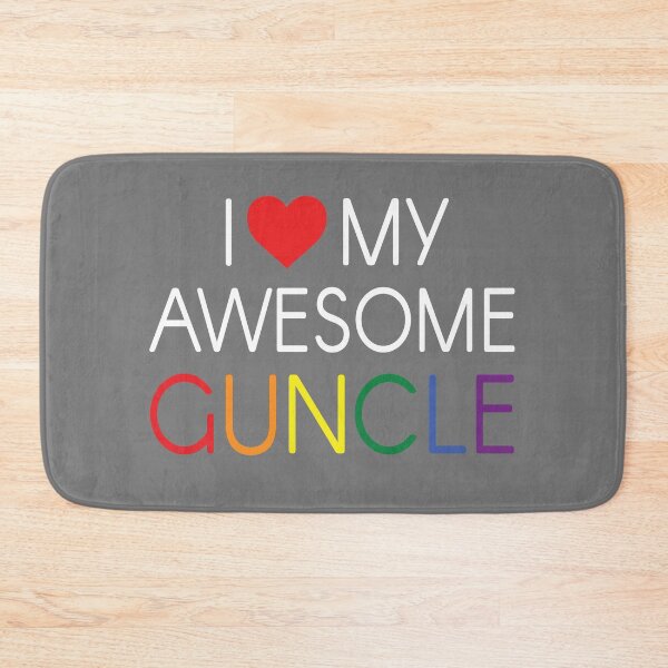 Item preview, I Love My Awesome Guncle Design I Heart Love My Gay Uncle Gift designed and sold by MarOlv.