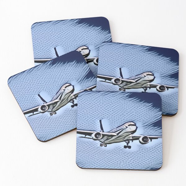 Item preview, A350 900 Arrival In Pointillism designed and sold by Fearless-Fox.
