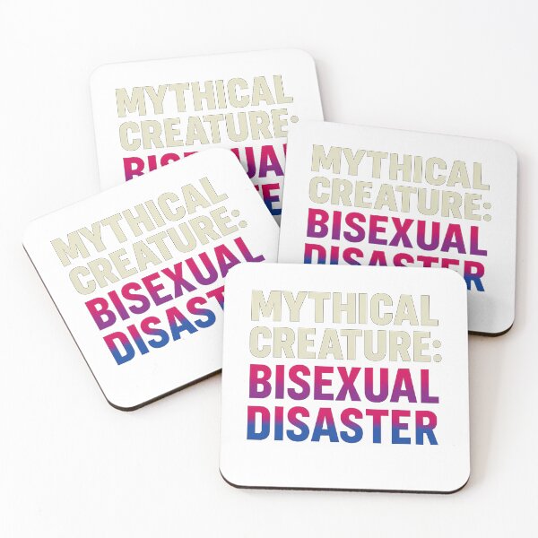 Item preview, Mythical Creature: Bisexual Disaster – Bold Pride Art designed and sold by Haus Of Sin.