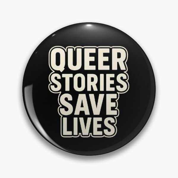 Item preview, Queer Stories Save Lives – Bold Text Design designed and sold by Haus Of Sin.