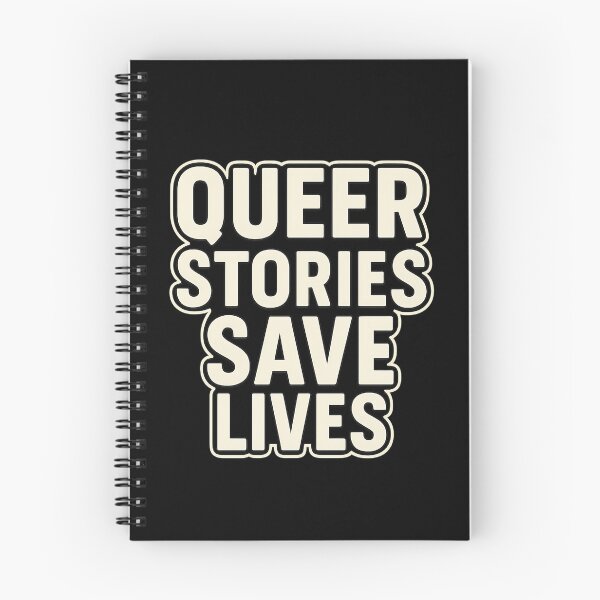 Item preview, Queer Stories Save Lives – Bold Text Design designed and sold by Haus Of Sin.