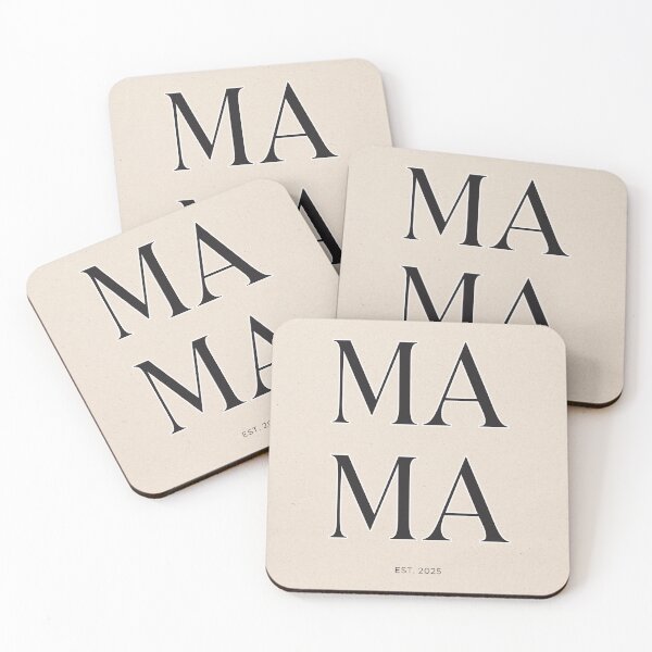 Item preview, Mama, est. 2025, Regalo Día de las Madres estético designed and sold by ElizabethCoelho.