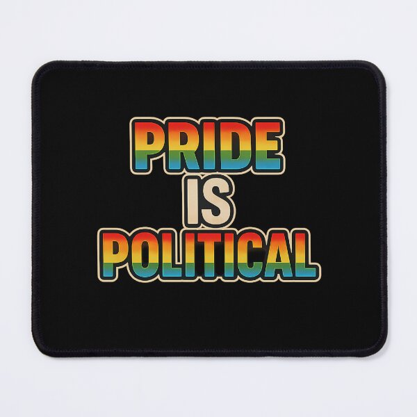 Item preview, Pride is Political – Rainbow Typography designed and sold by Haus Of Sin.