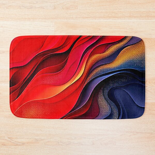Item preview, Colorful Smooth Waves designed and sold by Health And Fitness Posts e-Store.
