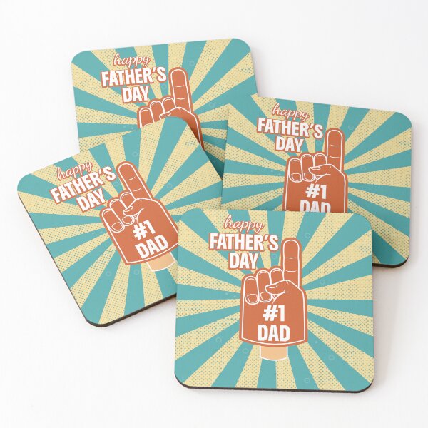Item preview, Retro Happy Fathers Day Foam Finger designed and sold by Art-of-Rory.