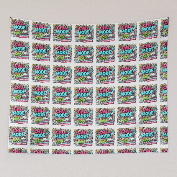 Item preview, Chill mode Sticker designed and sold by RedbubbleproGG.