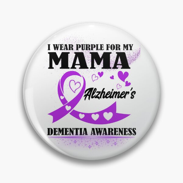 Item preview, I Wear Purple for My MAMA – Alzheimer’s & Dementia Awareness Design designed and sold by WHDProduction45.