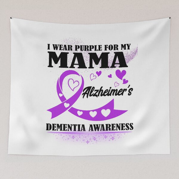 Item preview, I Wear Purple for My MAMA – Alzheimer’s & Dementia Awareness Design designed and sold by WHDProduction45.