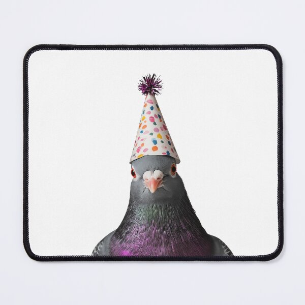 Item preview, Cute Pigeon with Party Hat Birthday Celebration designed and sold by LazyOwlStore.