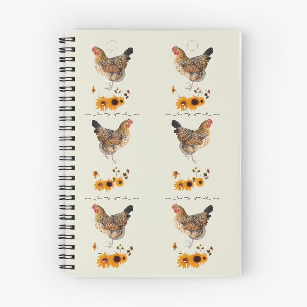Item preview, Chicken and Sunflowers designed and sold by SimpleatHeart.