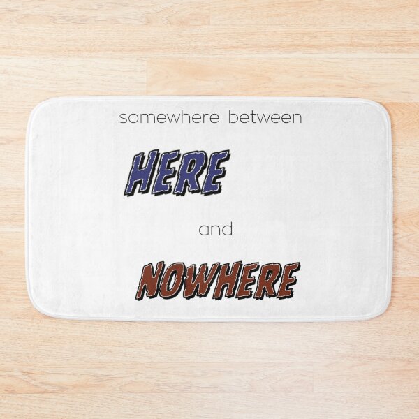 Item preview, Somewhere Between Here and Nowhere – Retro Typography designed and sold by majownik.